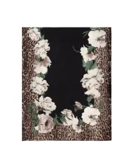 LIU JO Sciarpa Donna 2F5077T0300 AI 25/26 animalier floreale 22222 NERO