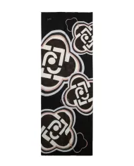 LIU JO Sciarpa Donna 2F5082T0300 AI 25/26 stola con logo 22222 NERO