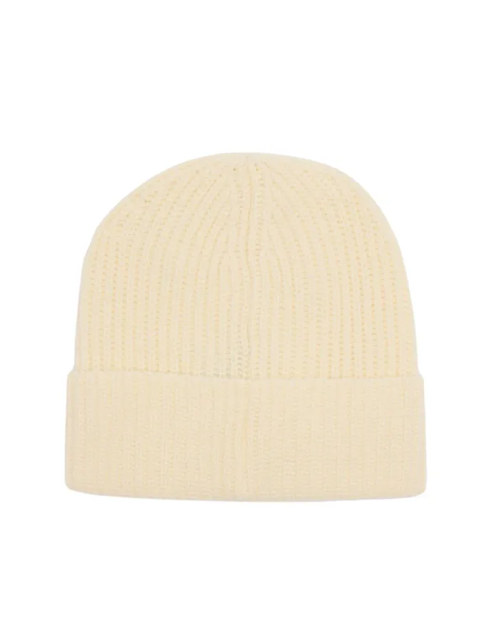 LIU JO Berretto Donna 2F5017M0300 AI 25/26 in maglia con strass e perle 10701 BIANCO LANA