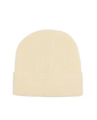 LIU JO Berretto Donna 2F5017M0300 AI 25/26 in maglia con strass e perle 10701 BIANCO LANA