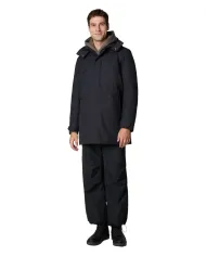 SAVE THE DUCK Cappotto Uomo D41584M WOLT21 SID AI 25/26 imbottito con cappuccio 90010 BLUE BLACK