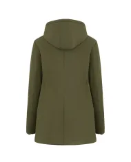 SUNS Parka Donna GBS53020D MARMOLADA AI 25/26 con cappuccio e interno in eco pelliccia V7 ARMY