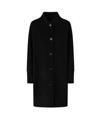 PINKO Cappotto Donna 105404 A1ZQ CERTOSA AI 25/26 oversize con collo coreano e bottoni Z99 NERO limousine