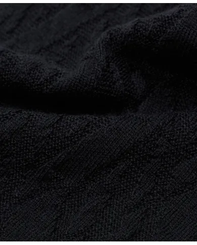 ARMANI EXCHANGE Sciarpa Donna XW001496 AF11956 AI 25/26 con logo monogram FC101 Black/Black