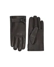 ARMANI EXCHANGE Guanti Uomo XM001969 AF19481 AI 25/26 in pelle con cinturino UC001 BLACK