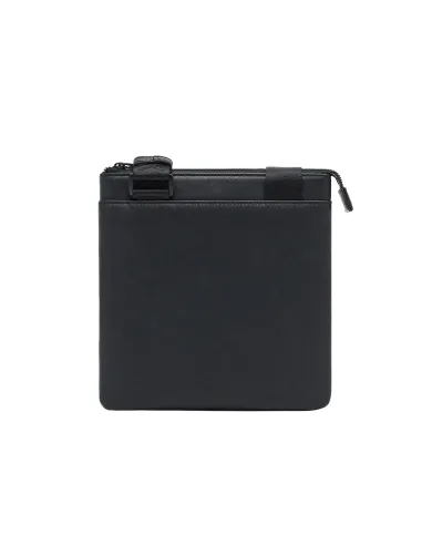 ARMANI EXCHANGE Tracolla Uomo XM001615 AF17209 AI 25/26 in ecopelle piatta con logo UC001 BLACK