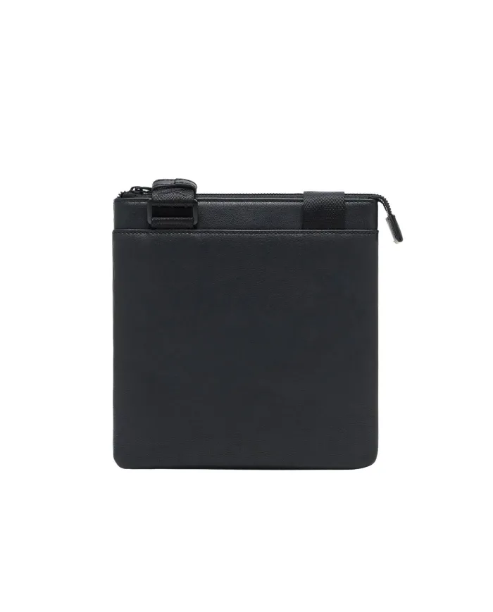 ARMANI EXCHANGE Tracolla Uomo XM001615 AF17209 AI 25/26 in ecopelle piatta con logo UC001 BLACK