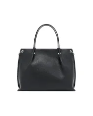 ARMANI EXCHANGE Borsa Donna XW001211 AF15625 AI 25/26 shopping in ecopelle con tasca UC001 BLACK