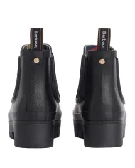 BARBOUR Tronchetto Donna LRF0100 HALTON AI 25/26 gomma con tasselli laterali BK11 BLACK