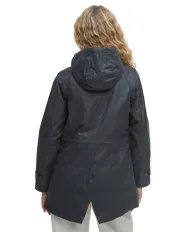 BARBOUR Parka Donna LWX1179 CANNICH AI 25/26 cerato con cappuccio e interno tartan imbottito SG51 sage/ancient