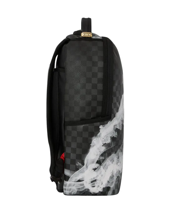 SPRAYGROUND Zaino Uomo 910B8182NSZ SIP N' SMOKE AI 25/26 con stampa check 05 SMOKE