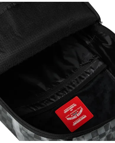 SPRAYGROUND Zaino Uomo 910B8182NSZ SIP N' SMOKE AI 25/26 con stampa check 05 SMOKE