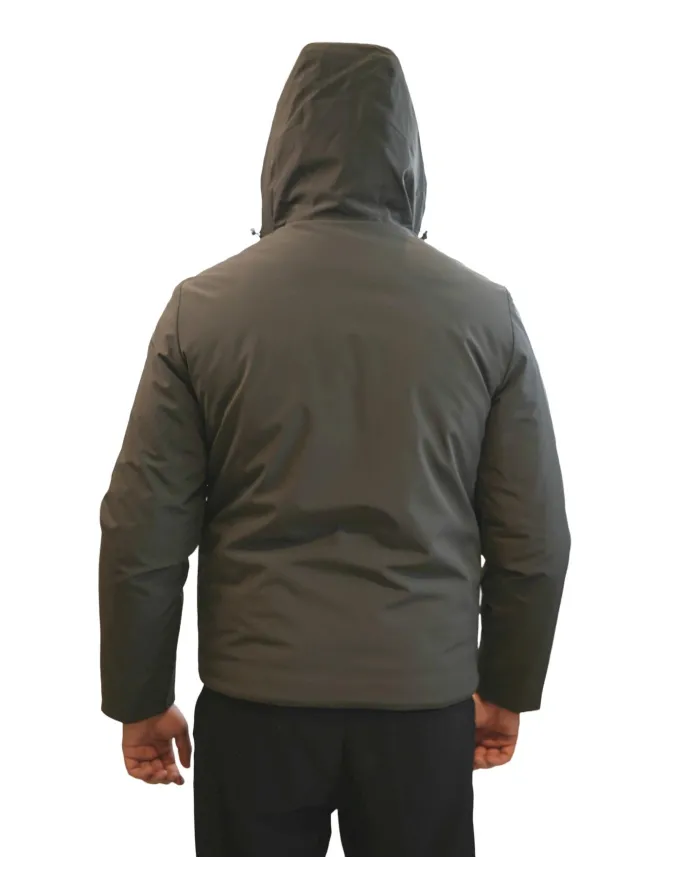 HESKIMO Giubotto Uomo HE9440005 AI 25/26 nylon basic con cappuccio 01 MILITARE