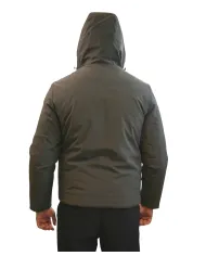 HESKIMO Giubotto Uomo HE9440005 AI 25/26 nylon basic con cappuccio 01 MILITARE