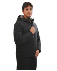 HESKIMO Giubotto Uomo HE9440005 AI 25/26 nylon basic con cappuccio 04 NERO