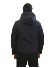 HESKIMO Giubotto Uomo HE9440005 AI 25/26 nylon basic con cappuccio 02 BLUE