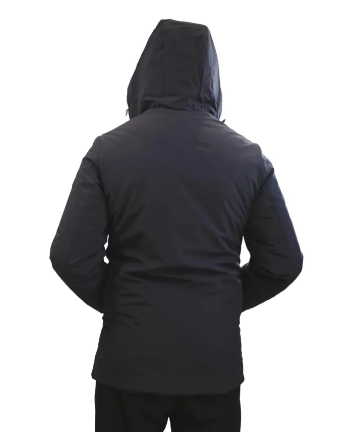 HESKIMO Parka Uomo HE9440006 AI 25/26 nylon waterproof con cappuccio 02 BLUE