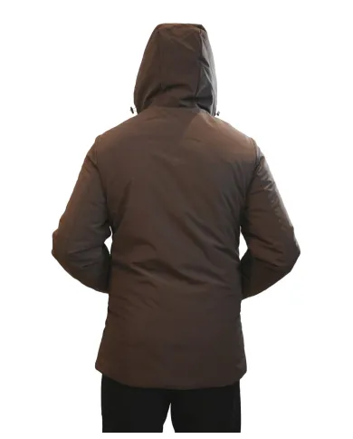 HESKIMO Parka Uomo HE9440006 AI 25/26 nylon waterproof con cappuccio 013 MORO