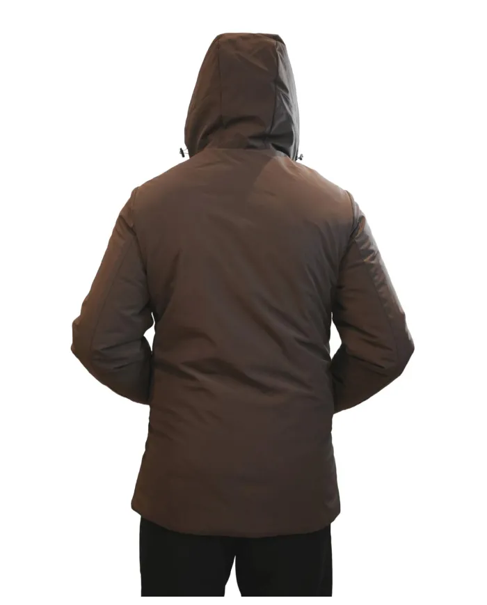 HESKIMO Parka Uomo HE9440006 AI 25/26 nylon waterproof con cappuccio 013 MORO