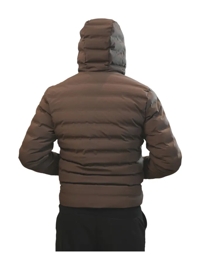 HESKIMO Piumino Uomo HE9440011 AI 25/26 nylon con motivo effetto trapuntato 013 MORO