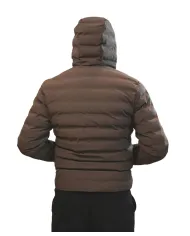 HESKIMO Piumino Uomo HE9440011 AI 25/26 nylon con motivo effetto trapuntato 013 MORO