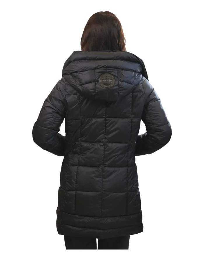 Piumino nero donna reversibile MLW24162 DOTTIE | MUSEUM