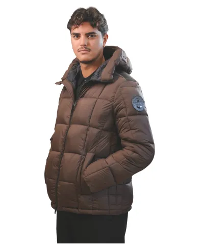 Piumino java con salpa e patch logate MMW24005 DENYS| MUSEUM