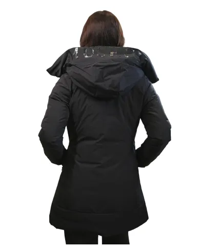 Piumino nero donna reversibile MLW24162 DOTTIE | MUSEUM