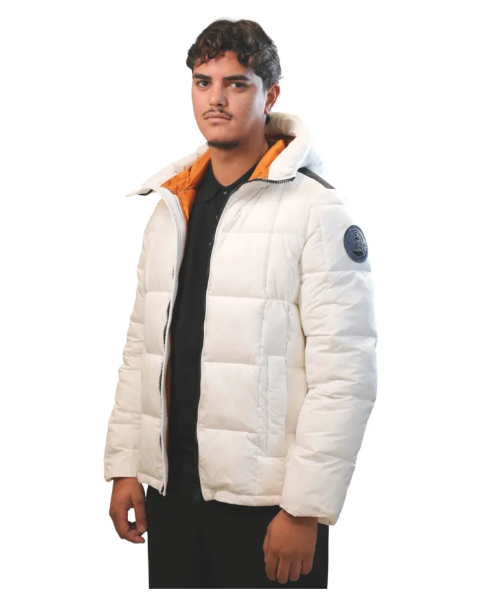 Piumino Uomo bianco trapuntato MMW24005 DENYS | MUSEUM