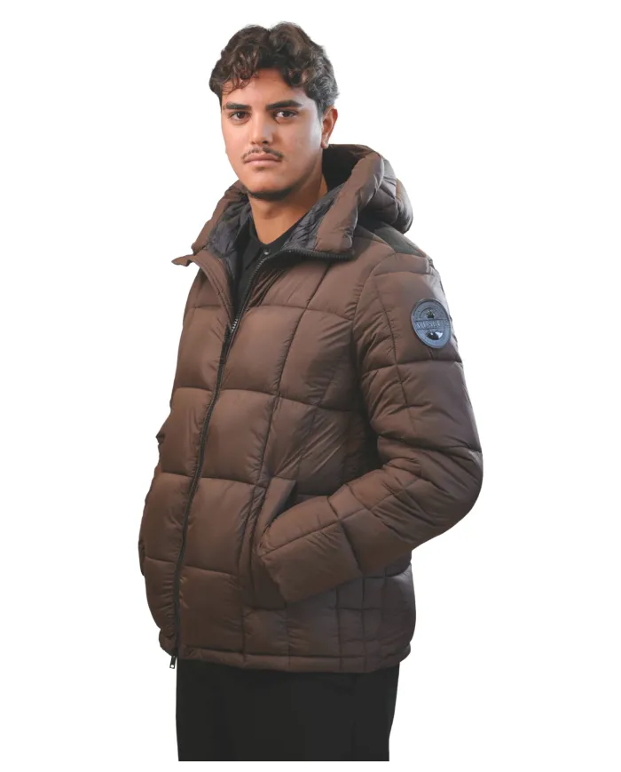 Piumino java con salpa e patch logate MMW24005 DENYS| MUSEUM