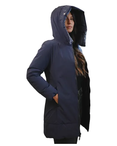 Piumino twilight blue donna reversibile MLW24162 DOTTIE| MUSEUM