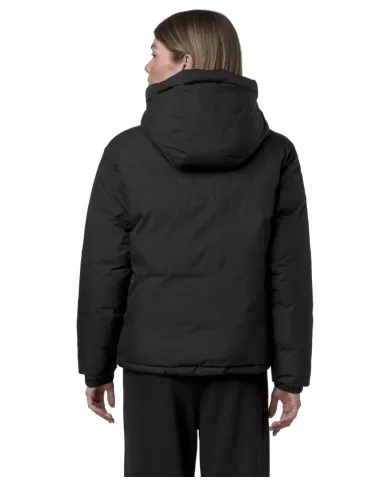 K-WAY Piumino Donna K3135LW LE VRAI 4 ALBINE AI 25/26 corto con cappuccio USY Black