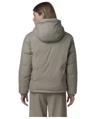 K-WAY Piumino Donna K3135LW LE VRAI 4 ALBINE AI 25/26 corto con cappuccio in piuma 633 Green Oak