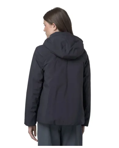 K-WAY Giubbotto Donna K6133YW MARLETTE AI 25/26 regular con cappuccio rimovibile AL9 Blue D-Blue A