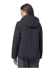 K-WAY Giubbotto Donna K6133YW MARLETTE AI 25/26 regular con cappuccio rimovibile AL9 Blue D-Blue A