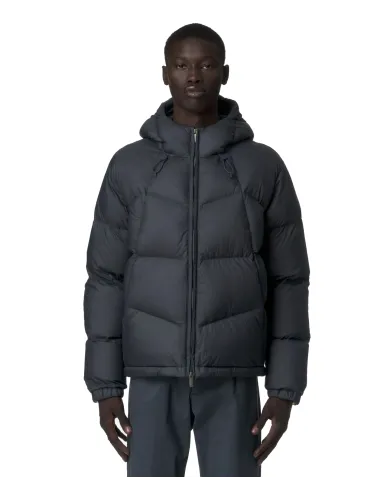 K-WAY Piumino Uomo K7136GW QUILL AI 25/26 nylon con motivo trapuntato B2I Blue airforce combo