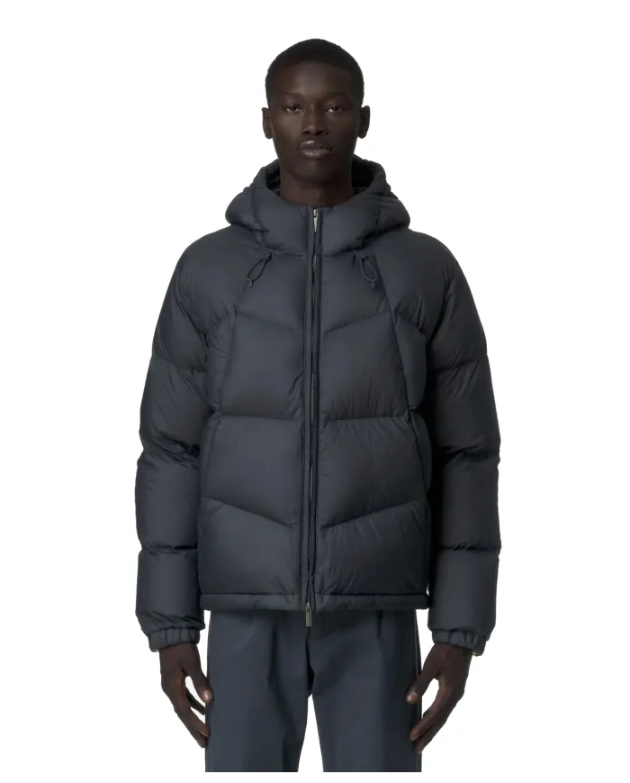 K-WAY Piumino Uomo K7136GW QUILL AI 25/26 nylon con motivo trapuntato B2I Blue airforce combo