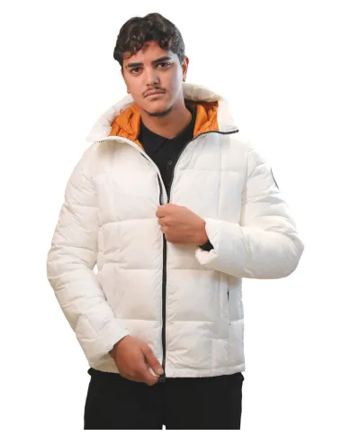 Piumino Uomo bianco trapuntato MMW24005 DENYS | MUSEUM