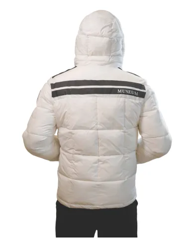 Piumino Uomo bianco trapuntato MMW24005 DENYS | MUSEUM