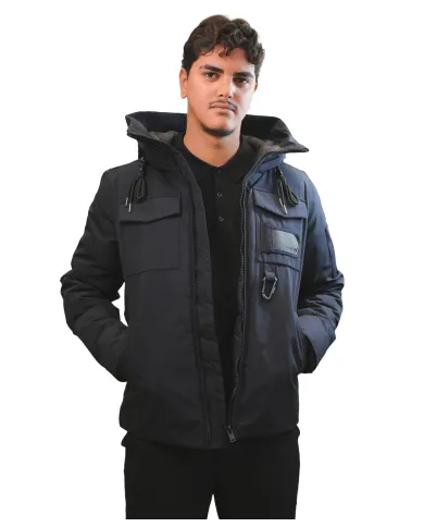 Giubbotto uomo stile parka twilight blue MMW24026 ETHAN | MUSEUM